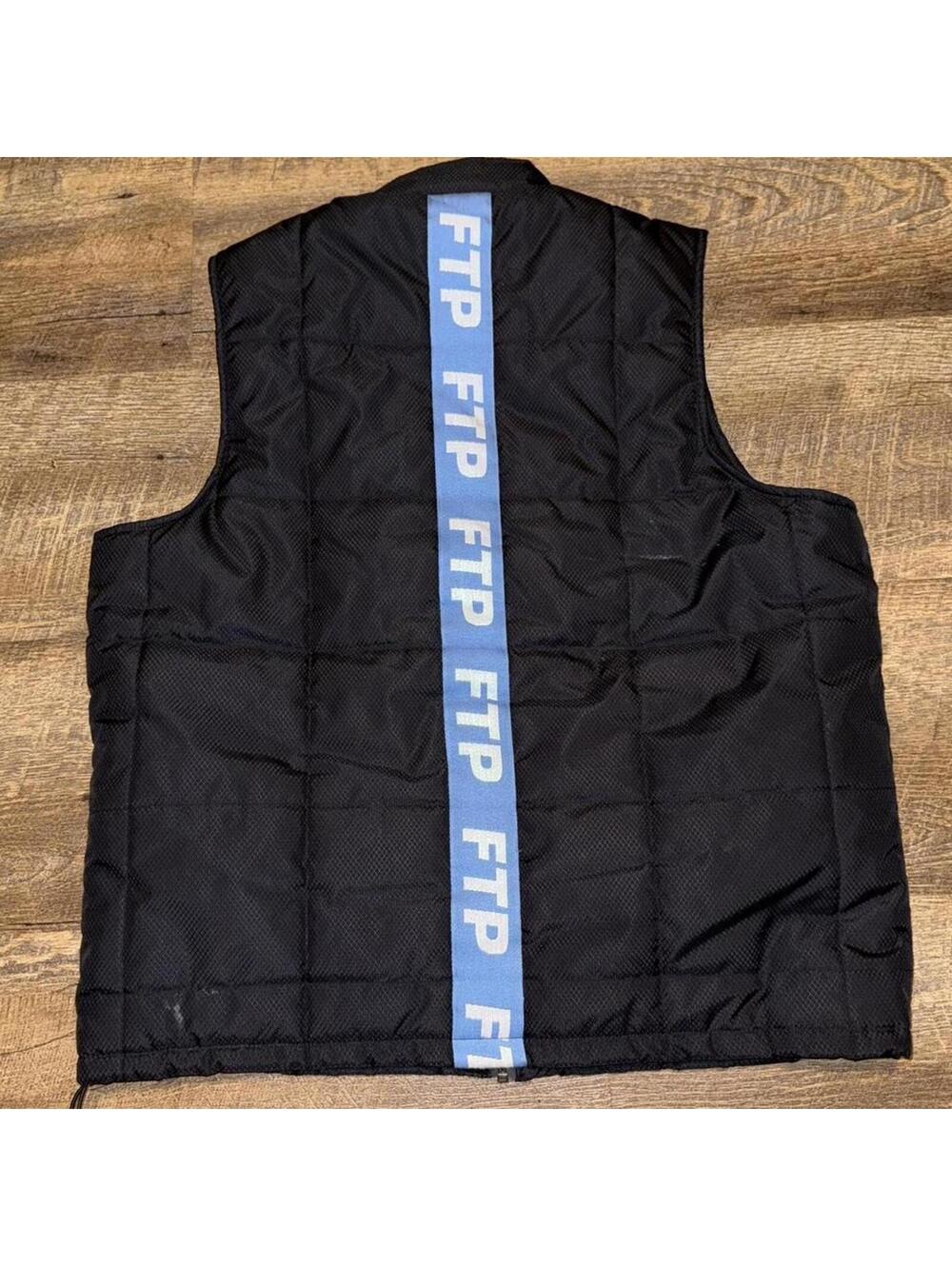 FTP Black Puffer Vest